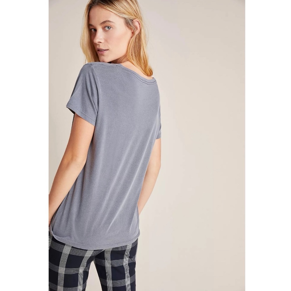 Anthropologie // Letluv Amore Shimmer Tee NWOT🌛 - Picture 3 of 11
